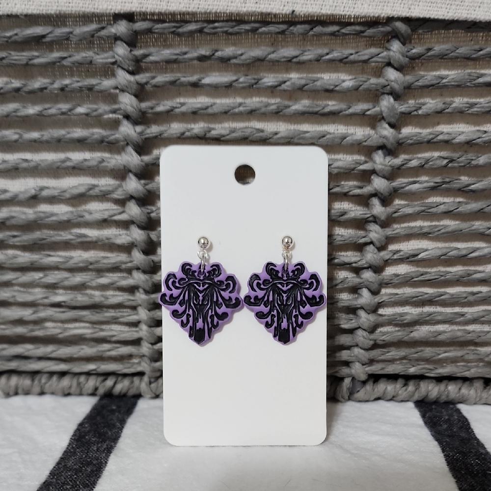 Haunted Wallpaper Earrings Handmade